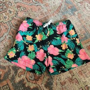 Boy’s Floral Chubbies swim trunks